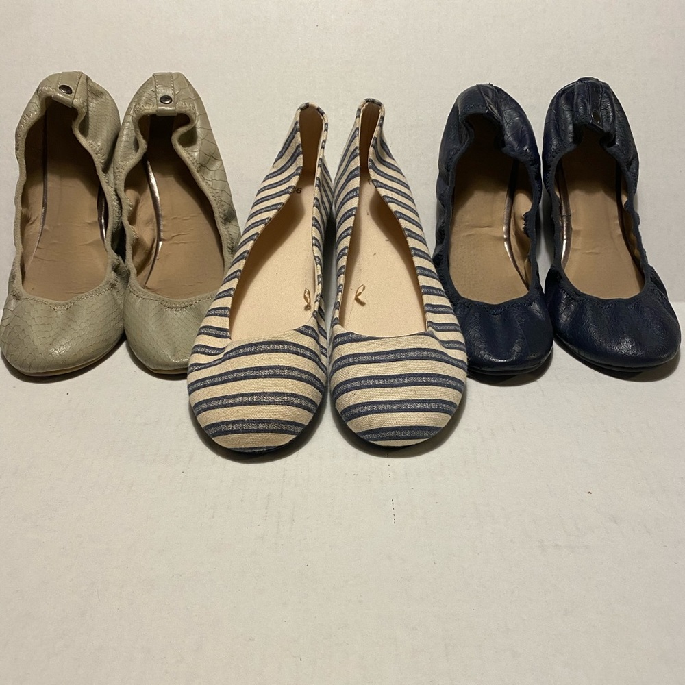 3 pair of Women’s Ballet Flats...SEE DETAILS